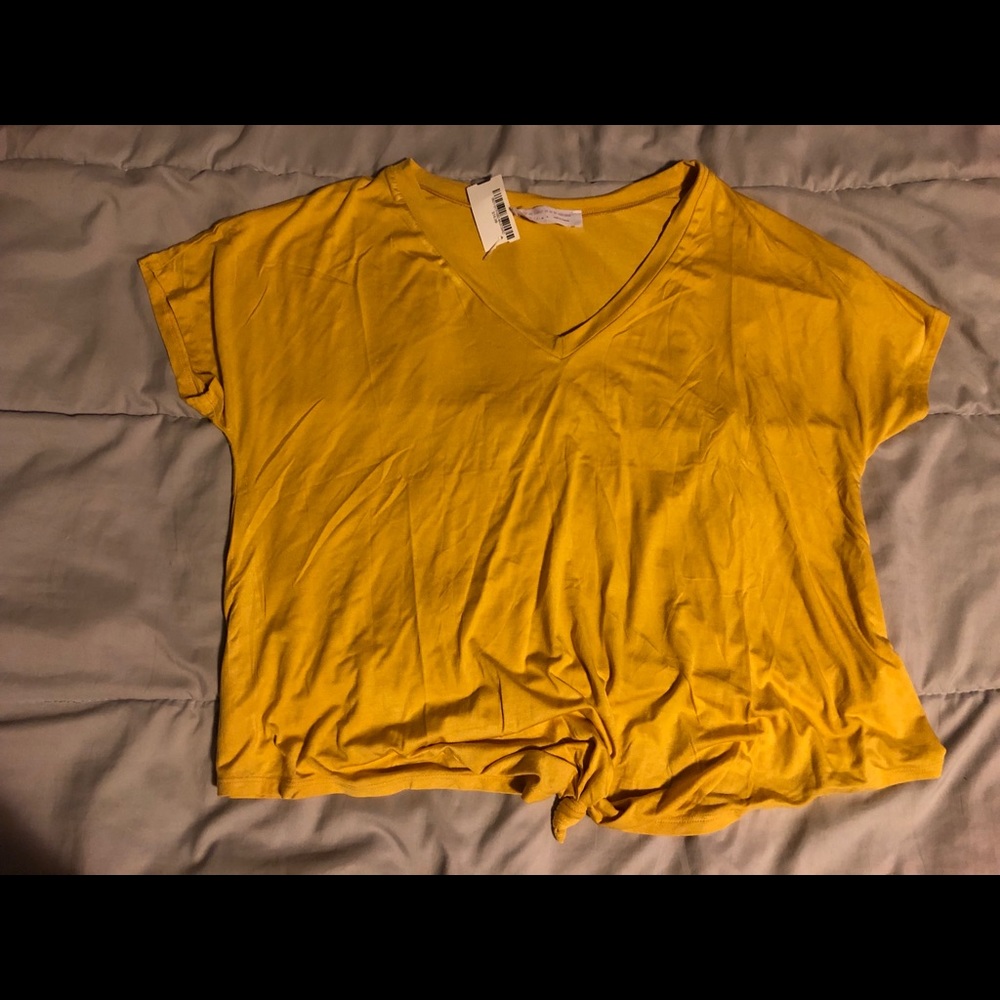 Yellow comfortable shirt